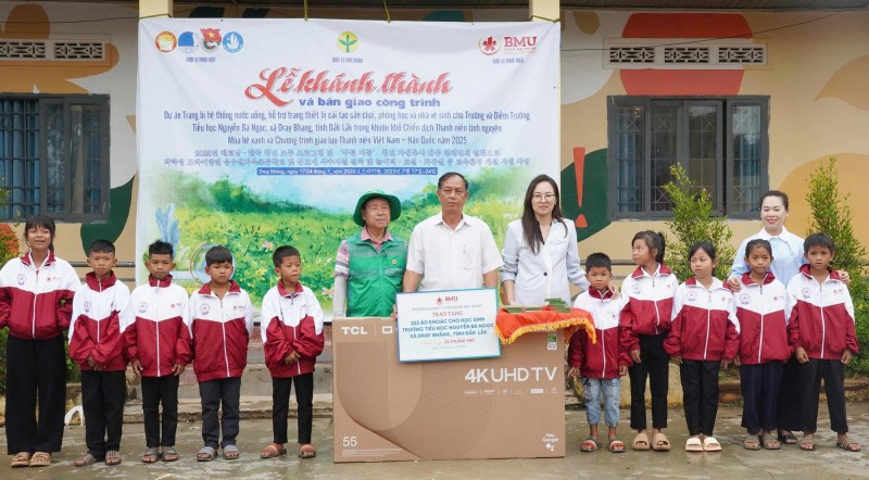 Nhiều hoạt động nhân văn giữa thanh niên Việt Nam và Hàn Quốc tại Đắk Lắk
