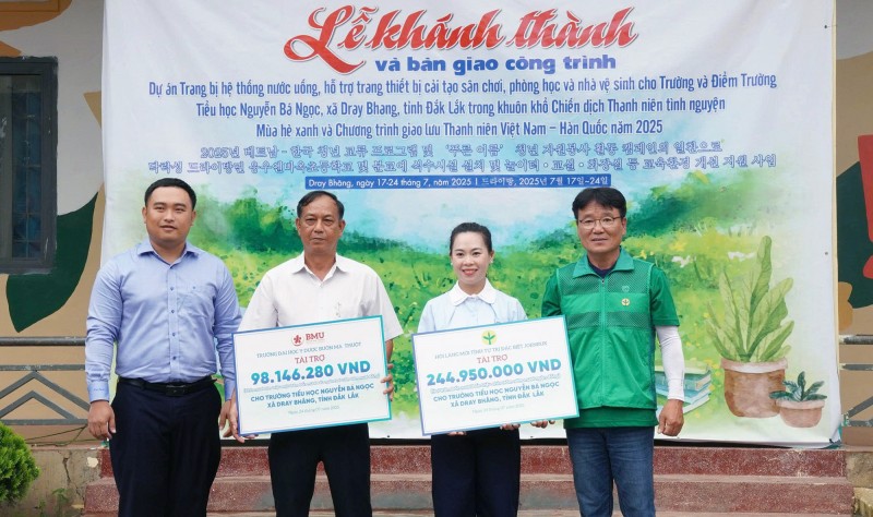 Nhiều hoạt động nhân văn giữa thanh niên Việt Nam và Hàn Quốc tại Đắk Lắk