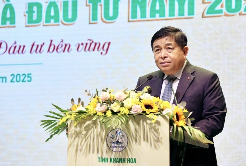 Phó Thủ tướng Chính phủ Nguyễn Chí Dũng phát biểu tại Hội nghị. (Ảnh: 