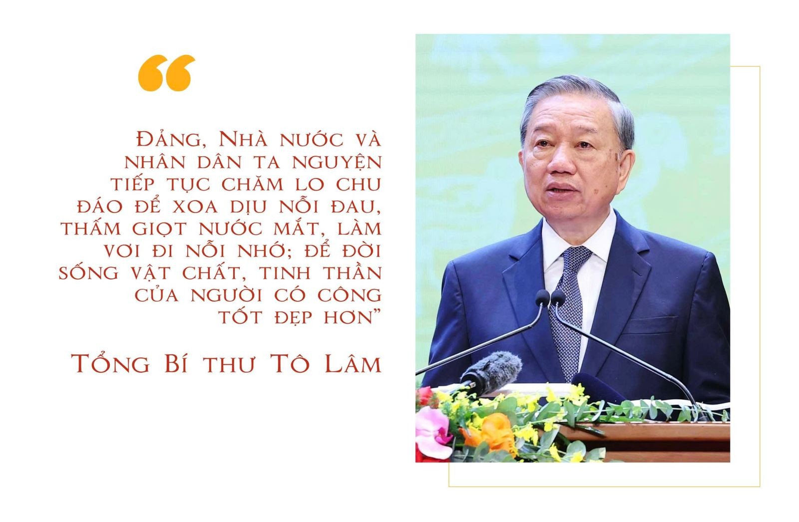 Chăm lo cho người có công với đất nước là mệnh lệnh từ trái tim