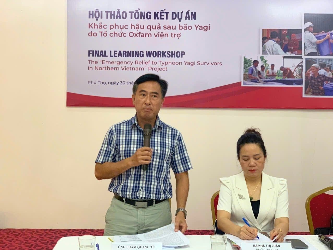 Hơn 45.000 người được Oxfam hỗ trợ phục hồi sinh kế sau bão Yagi