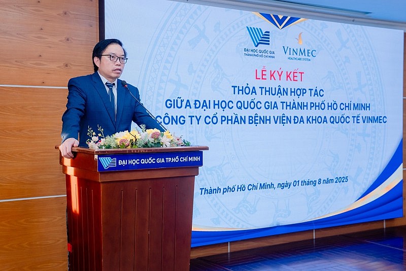 Vinmec và Đại học Quốc gia TP.HCM hợp tác chiến lược: Hợp lực phát triển nhân lực y tế chất lượng cao
