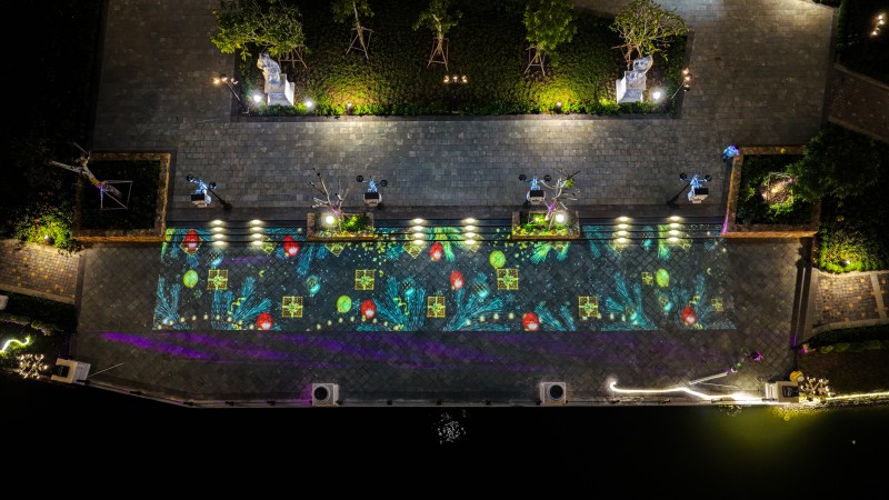 Thành phố Thiên niên kỷ T&T City Millennia bừng sáng trước đại nhạc hội