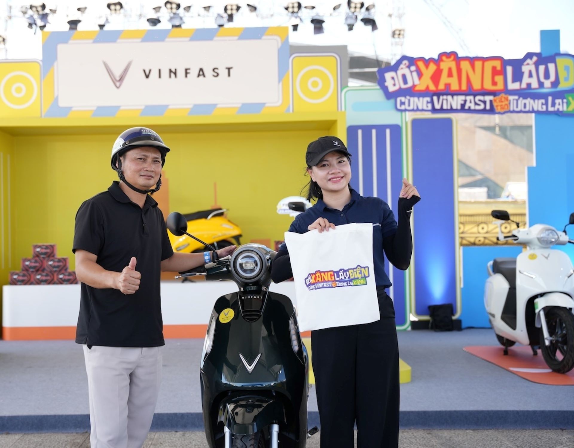 Đổi xe máy xăng, nhận ngay xe điện, khách hàng thích thú: Nhanh - Gọn - Sướng