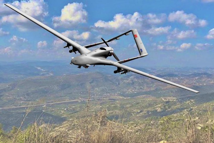 Drone Bayraktar TB2 UCAV do Thổ Nhĩ Kỳ sản xuất - Ảnh: Bộ Quốc phòng Ukraine