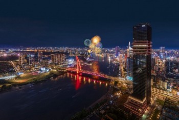 khanh thanh va ra mat toa thap saigon marina international financial centre