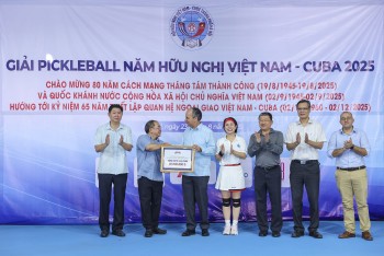 Giao lưu thể thao góp phần thắt chặt tình hữu nghị Việt Nam - Cuba