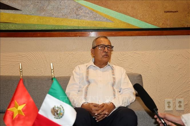 Hạ nghị sĩ Pedro Vázquez, Chủ nhiệm Ủy ban Đối ngoại Hạ viện Mexico. (Ảnh: TTXVN)