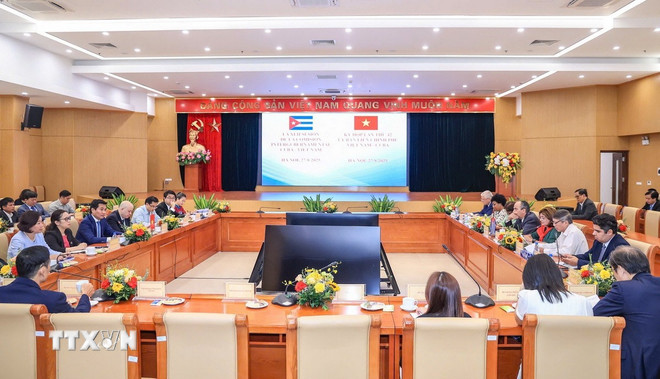 Quang cảnh Kỳ họp. (Ảnh: Diệp Anh/TTXVN) ttxvn-2708-vn-cuba.jpg