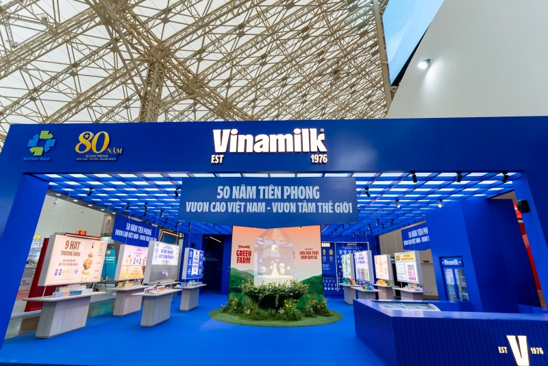 Vinamilk mang các công nghệ và tiêu chuẩn hàng đầu thế giới đến Triển lãm Thành tựu Đất nước 80 năm