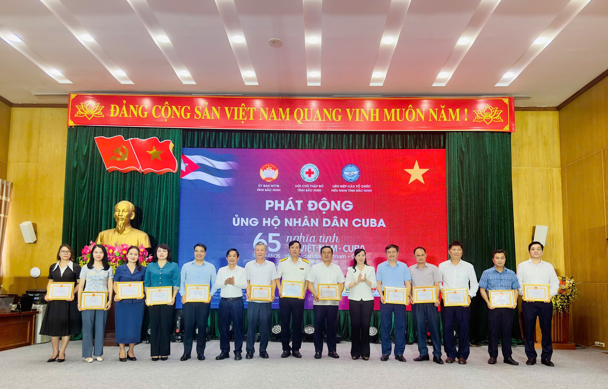 Bắc Ninh kêu gọi vận động tối thiểu 6,5 tỷ đồng ủng hộ nhân dân Cuba