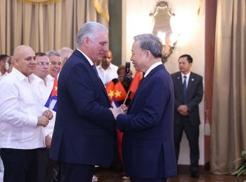 Bí thư Thứ nhất, Chủ tịch Cuba và Phu nhân thăm Việt Nam, dự kỷ niệm Quốc khánh
