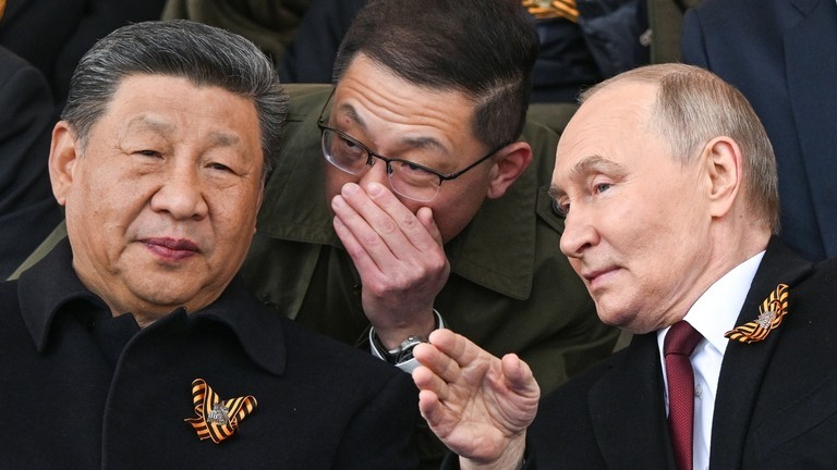 Tổng thống Vladimir Putin và Chủ tịch Trung Quốc Tập Cận Bình. (Ảnh: Sputnik)