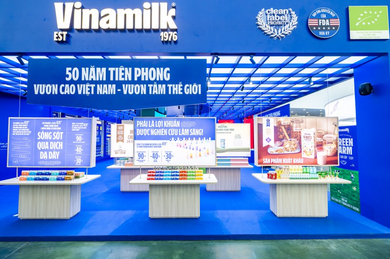 Vinamilk tạo điểm nhấn tại Triển lãm thành tựu đất nước 80 năm