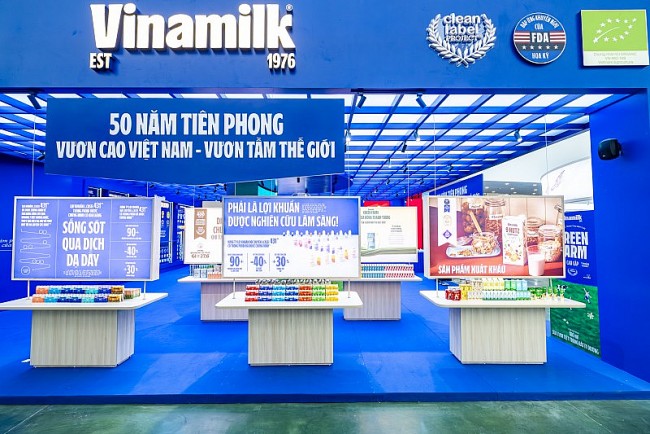 Vinamilk tạo điểm nhấn tại Triển lãm thành tựu đất nước 80 năm