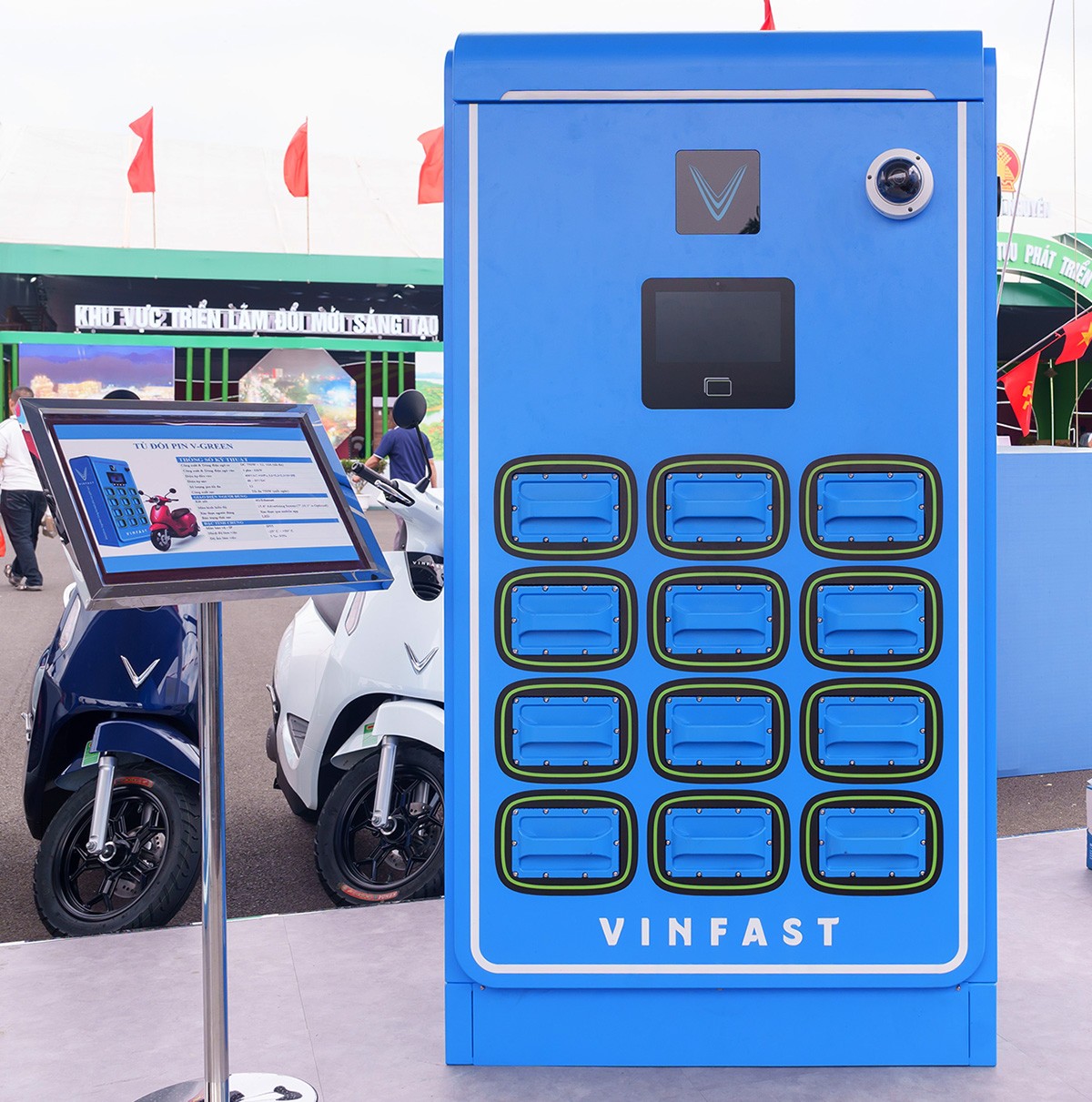 V-Green triển khai mô hình nhượng quyền tủ đổi pin xe máy điện - chỉ từ 210 triệu đồng tạo dòng tiền bền vững