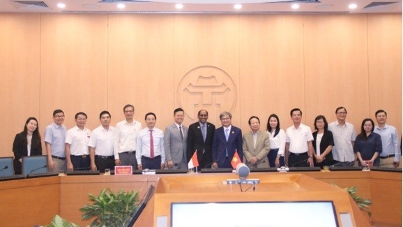 Hà Nội thúc đẩy hợp tác khoa học công nghệ, đổi mới sáng tạo với Singapore