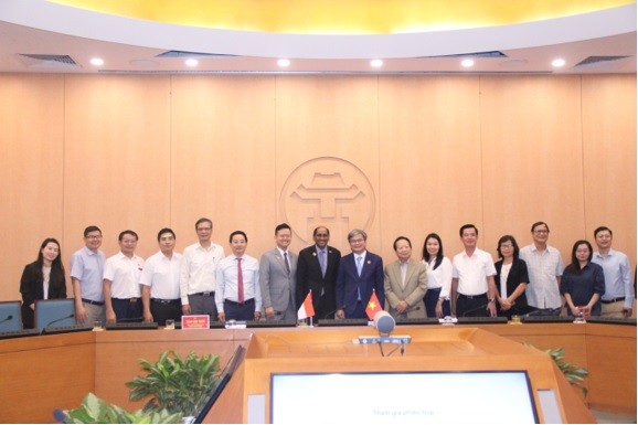 Hà Nội thúc đẩy hợp tác khoa học công nghệ, đổi mới sáng tạo với Singapore