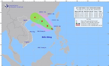 Thời tiết hôm nay (06/9): Áp thấp nhiệt đới trên biển Đông, có khả năng mạnh lên thành bão
