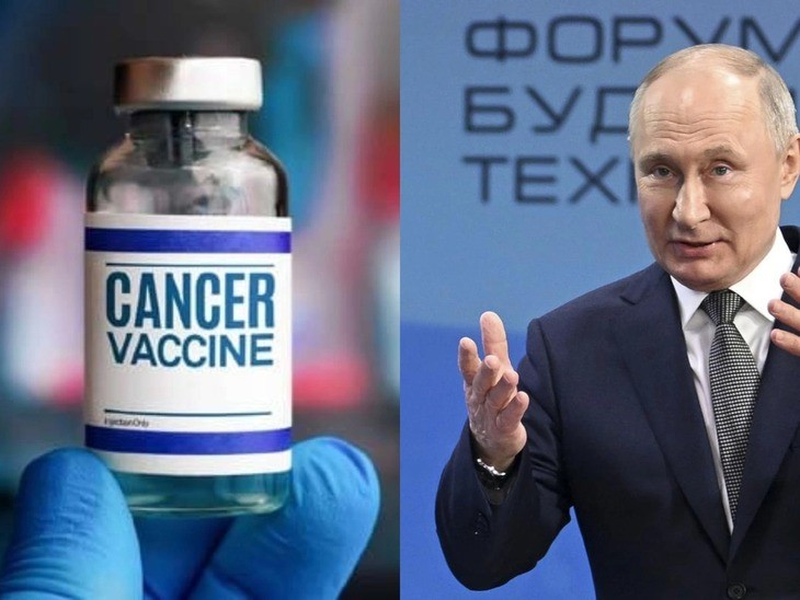Tháng 2-2024, Tổng thống Nga Vladimir Putin từng nói rằng các nhà khoa học Nga đã tiến gần đến việc tạo ra vắc xin chống ung thư và có thể sớm cung cấp cho bệnh nhân - Ảnh: NTR TRUST