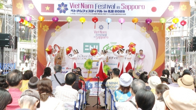 Sắc màu Việt Nam rộn ràng tại Sapporo (Nhật Bản)