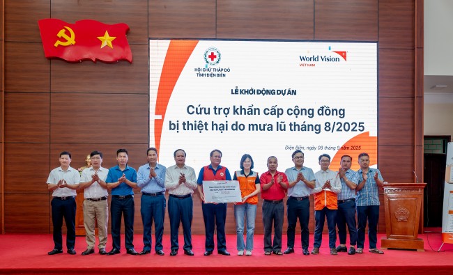 World Vision đồng hành cùng Điện Biên vượt qua mưa lũ