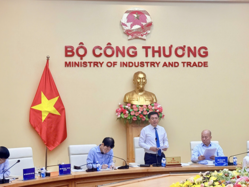 Bộ Công thương tổ chức Hội nghị giao ban xúc tiến thương mại với hệ thống thương vụ Việt Nam ở nước ngoài. (Ảnh: PV/Vietnam+)