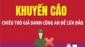 infographic khuyen cao ve chieu tro gia danh cong an de lua dao