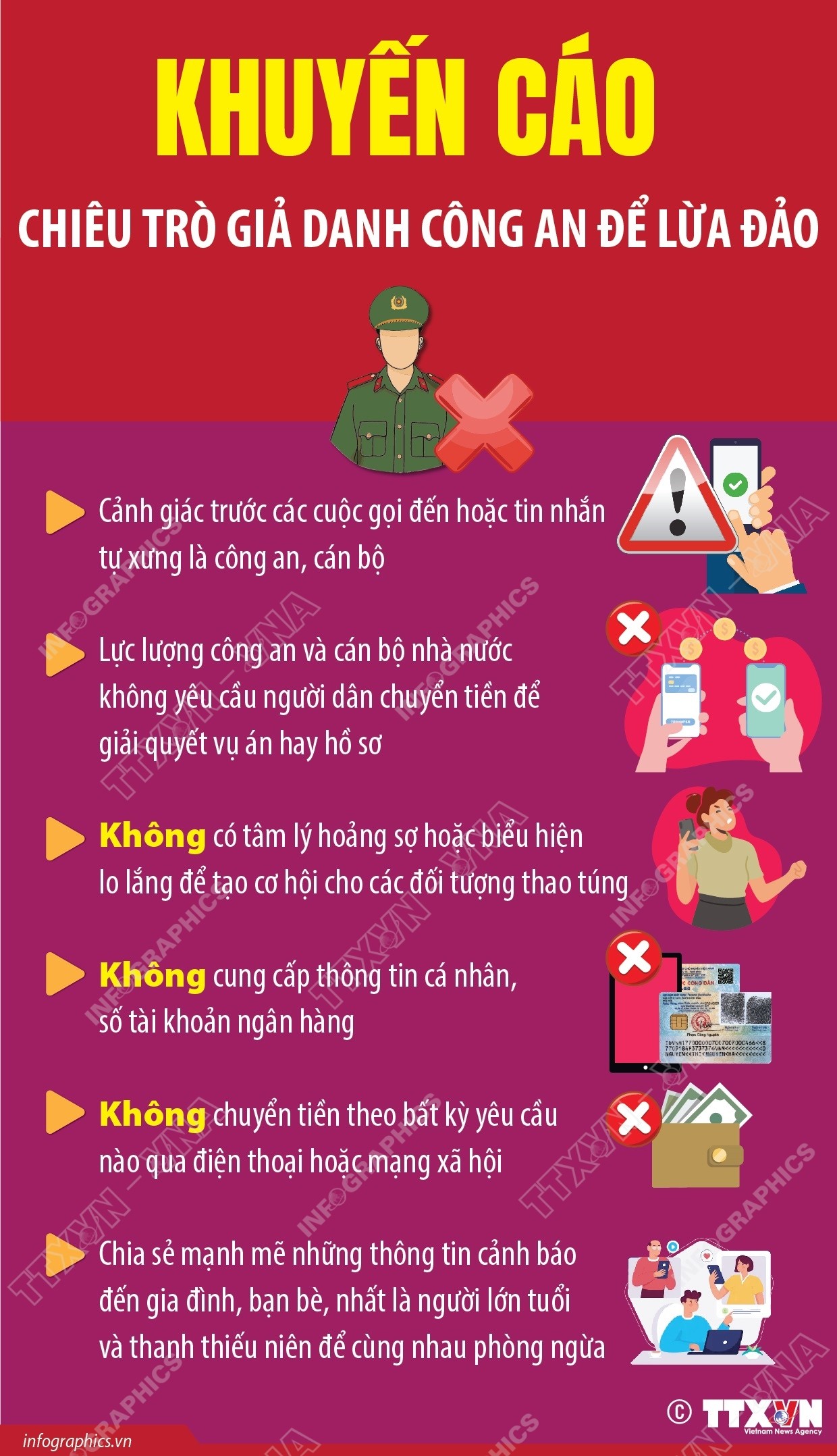Khuyến cáo về chiêu trò giả danh công an để lừa đảo