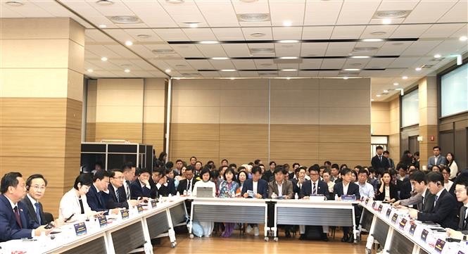 Hội nghị Quảng bá hợp tác kinh tế Việt Nam - Hàn Quốc. (Ảnh: Đại sứ quán Việt Nam tại Hàn Quốc)