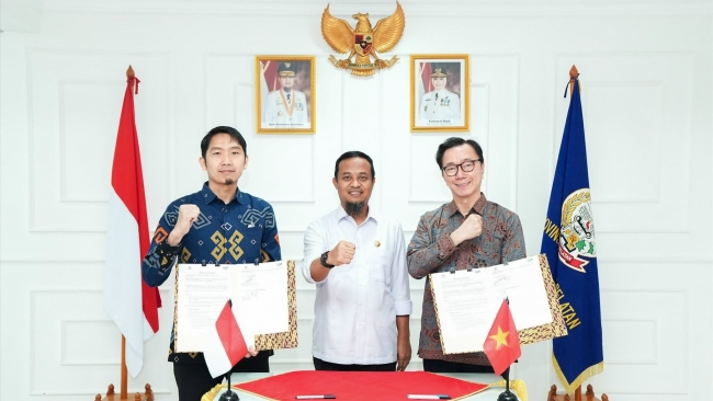 Vingroup ký biên bản ghi nhớ hợp tác phát triển dự án năng lượng tái tạo tại Indonesia