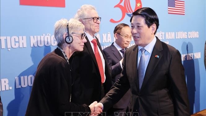 Chủ tịch nước Lương Cường: Việt Nam luôn trân trọng tình cảm của nhân dân yêu chuộng hòa bình Mỹ