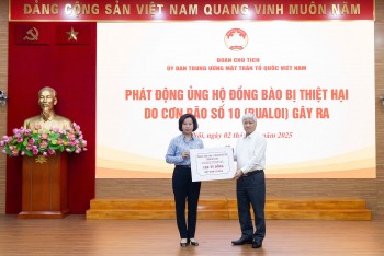 Mặt trận Tổ quốc Việt Nam phát động ủng hộ đồng bào bị thiệt hại bởi bão số 10