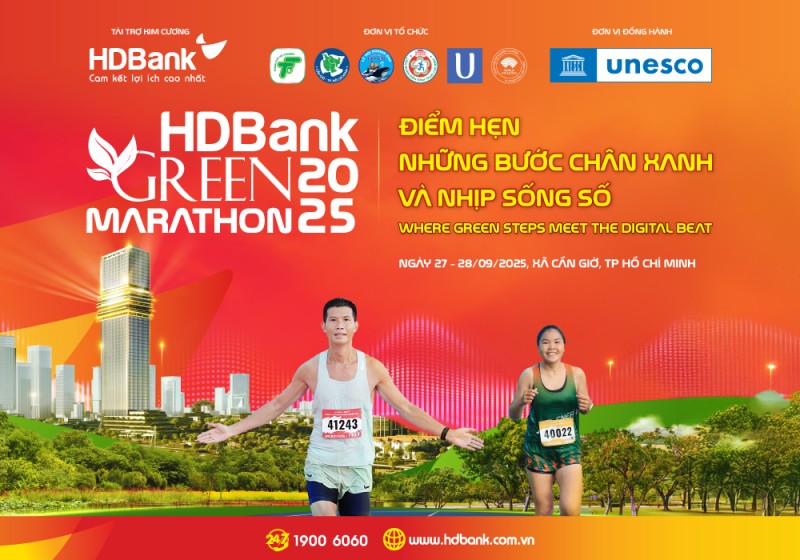 HDBank Green Marathon 2025: Chạy để kết nối, sẻ chia và lan tỏa