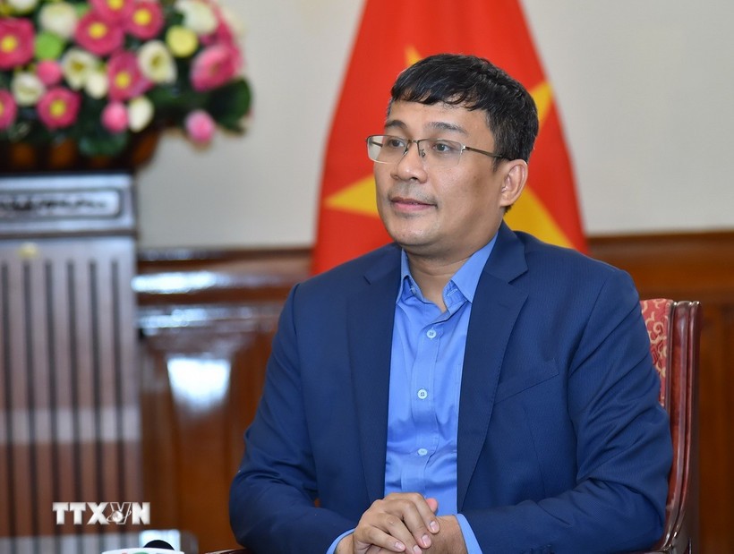 Thứ trưởng Thường trực Bộ Ngoại giao Nguyễn Minh Vũ. (Ảnh: TTXVN)