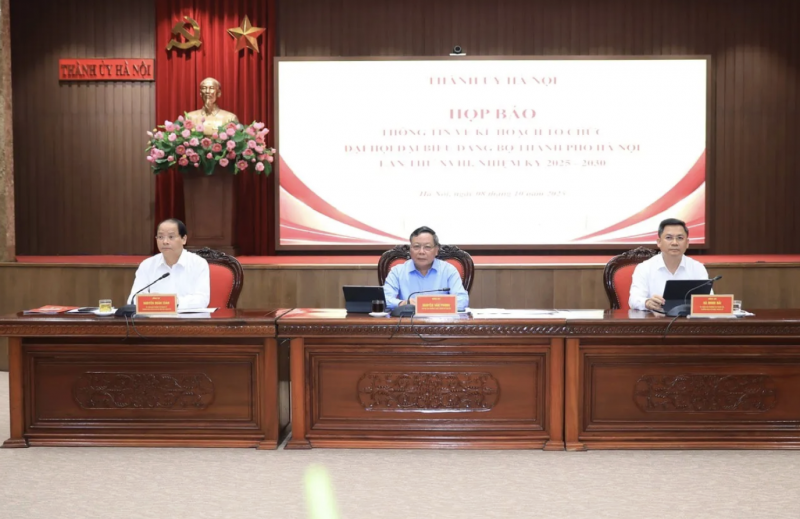 Chuẩn bị tổ chức Đại hội Đảng bộ Thành phố Hà Nội lần thứ XVIII
