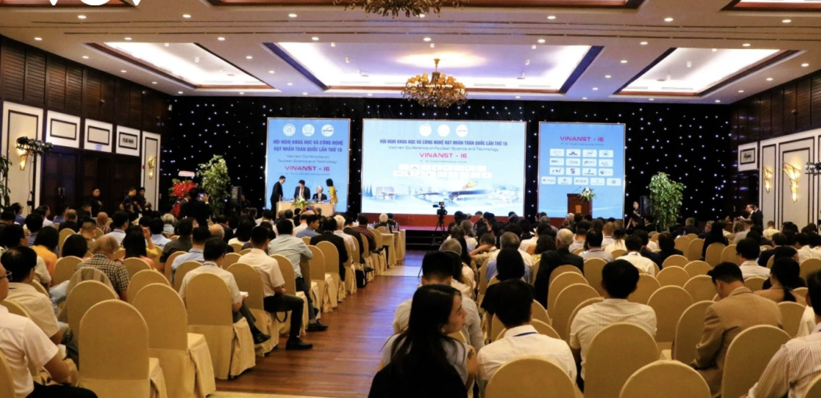 Hội nghị Khoa học và Công nghệ hạt nhân toàn quốc lần thứ 16 (VINANST– 16). Ảnh: VOV.VN