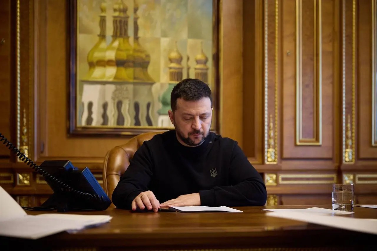 Tổng thống Zelensky điện đàm với Thủ tướng Hy Lạp Kyriakos Mitsotakis vào ngày 29/1/2024. (Ảnh: X) 