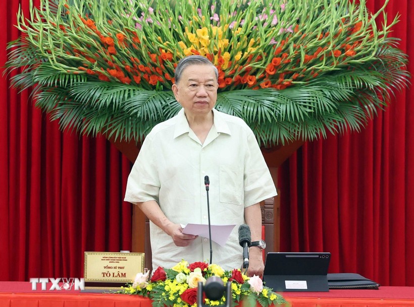 Thông báo Kết luận của Tổng Bí thư tại Hội nghị sơ kết thực hiện Nghị quyết 57