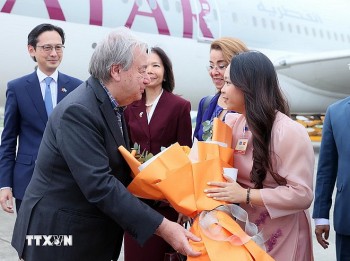Tổng Thư ký Liên hợp quốc António Guterres đến Việt Nam dự lễ mở ký Công ước Hà Nội Tổng Thư ký Liên hợp quốc António Guterres đến Việt Nam dự lễ mở ký Công ước Hà Nội