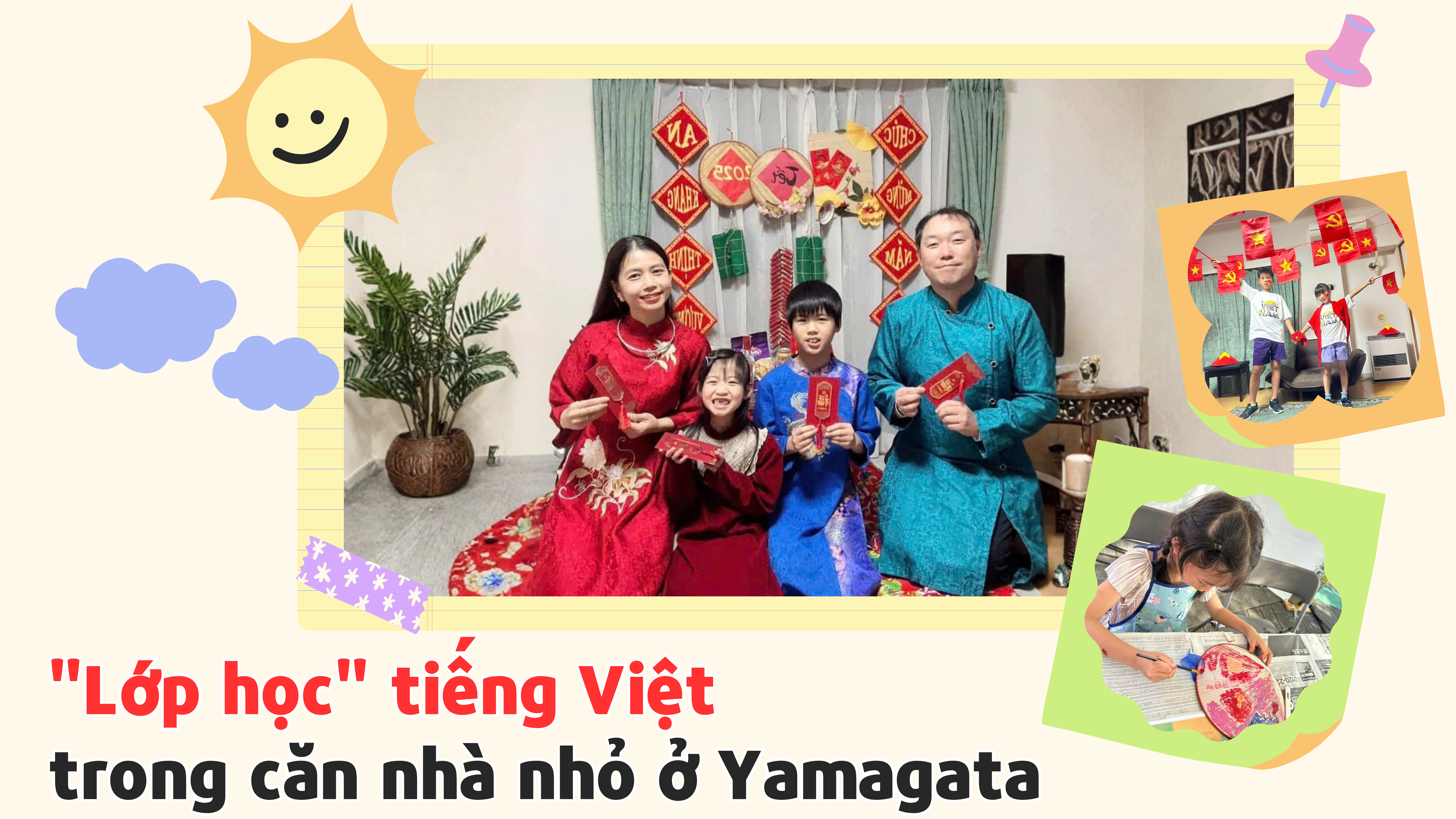 "Lớp học" tiếng Việt trong căn nhà nhỏ ở Yamagata