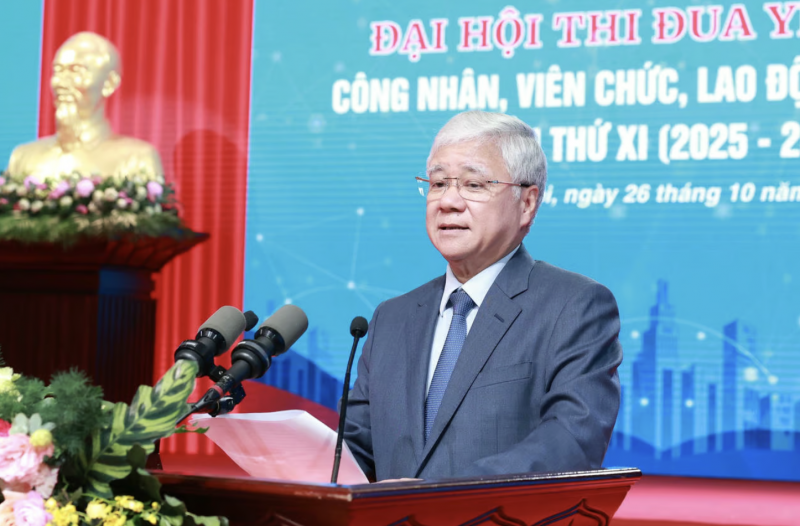 Ông Đỗ Văn Chiến - Ủy viên Bộ Chính trị, Bí thư Trung ương Đảng, Chủ tịch Ủy ban Trung ương MTTQ Việt Nam phát biểu chỉ đạo tại Đại hội. (Ảnh: H.N) Ông Đỗ Văn Chiến - Ủy viên Bộ Chính trị, Bí thư Trung ương Đảng, Chủ tịch Ủy ban Trung ương MTTQ Việt Nam phát biểu chỉ đạo tại Đại hội. (Ảnh: H.N)