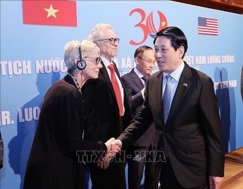 Chủ tịch nước Lương Cường: Việt Nam luôn trân trọng tình cảm của nhân dân yêu chuộng hòa bình Mỹ Chủ tịch nước Lương Cường: Việt Nam luôn trân trọng tình cảm của nhân dân yêu chuộng hòa bình Mỹ