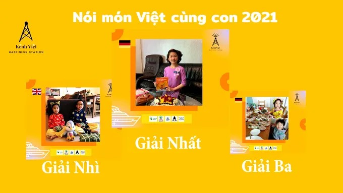 Trao giải cuộc thi “Nói món Việt cùng con 2021”. Trao giải cuộc thi “Nói món Việt cùng con 2021”.