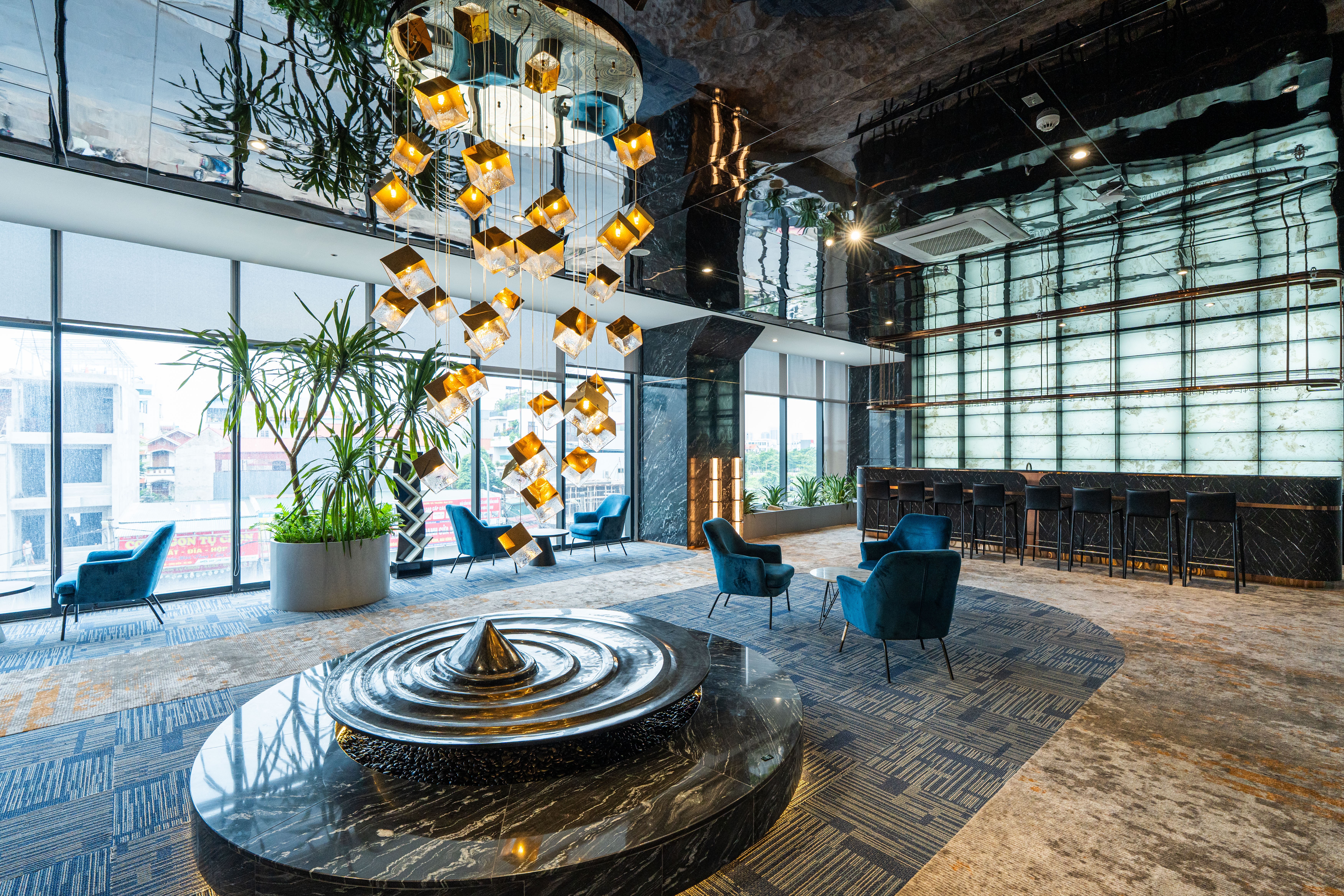 Không gian tiếp đón sang trọng tại NobleX Sales Gallery Không gian tiếp đón sang trọng tại NobleX Sales Gallery