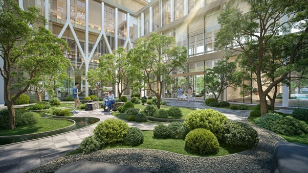 Không gian sống xanh đa tầng sinh thái tại Galia Hanoi