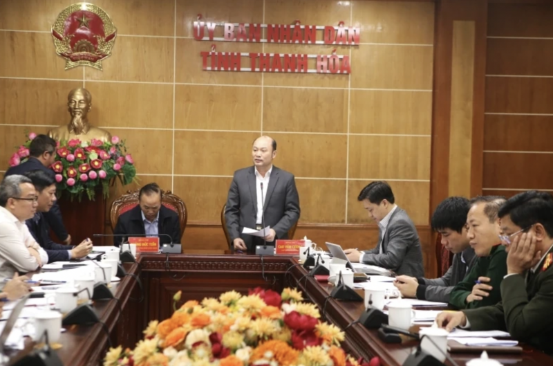 Đồng chí Cao Văn Cường, Tỉnh ủy viên, Phó Chủ tịch UBND tỉnh tiếp và làm việc với đoàn công tác của Bộ Nông nghiệp và Môi trường. (Ảnh: Báo Thanh Hoá) Đồng chí Cao Văn Cường, Tỉnh ủy viên, Phó Chủ tịch UBND tỉnh tiếp và làm việc với đoàn công tác của Bộ Nông nghiệp và Môi trường. (Ảnh: Báo Thanh Hoá)