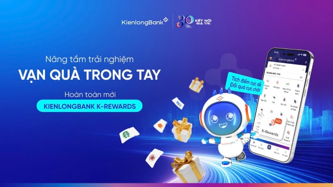 KienlongBank ra mắt K-Rewards: Dấu ấn 30 năm gắn kết và tri ân khách hàng