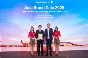 Vietjet vào top thương hiệu hàng không giá trị nhất ASEAN 2025, dẫn đầu ngành tại Việt Nam