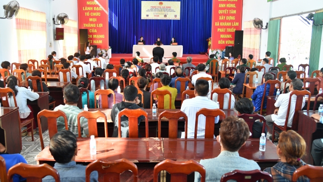 Ngư dân Cà Mau tham dự phiên tòa giả định chống khai thác IUU